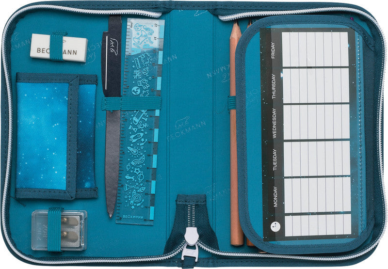 Beckmann Classic 1st Schuletui Doppel, gefüllt – Ninja Master – Kunststoff – 20,5 × 13,3 × 3,8 cm