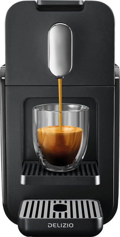Delizio Brava Kapselmaschine – für Delizio-Kapseln, 1,3 l, Schwarz
