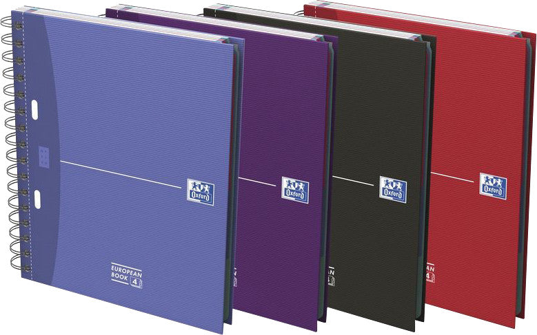 Elba Oxford – Collegeblock Essentials, 100 Blatt, 2-fach gelocht, perforiert, 90 g/m² – sortiert, für SCRIBZEE-App