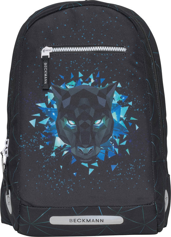 Beckmann Classic – Sportrucksack – 12 l, rPET (recyceltes PET), mehrfarbig, Panther, reflektierend