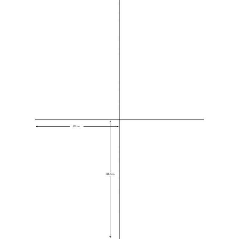 Q-CONNECT Etiketten, 105 mm × 148,5 mm, weiss, Papier, permanent, Packung 100 Blatt (400 Etiketten)