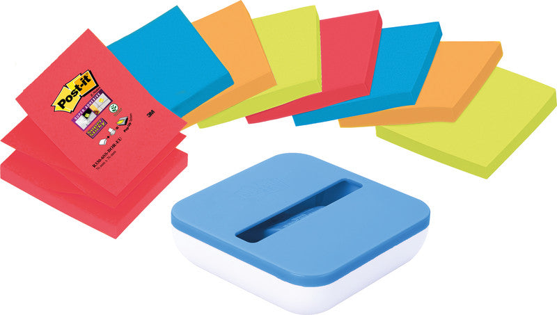 Post-It Stiftschlaufe – Kunststoff, Blau, 76 × 76 mm