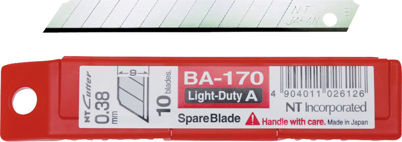 NT Cutter Ersatzklingen – 9 mm, für A-300RP, S-202P, A-1P PRO und andere, 10 Stück