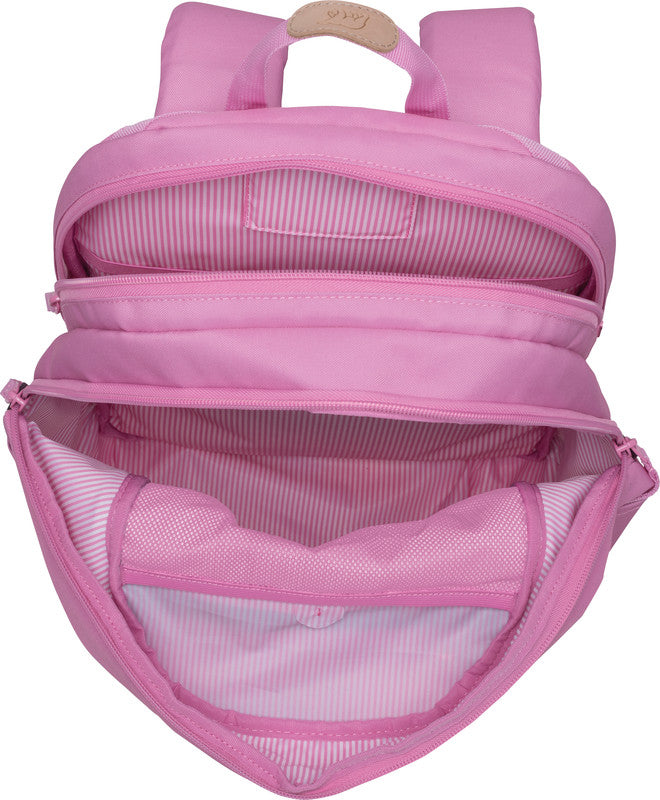 Beckmann Urban Midi Rucksack – Pink – 29 × 44 × 21 cm – Recycelte Materialien