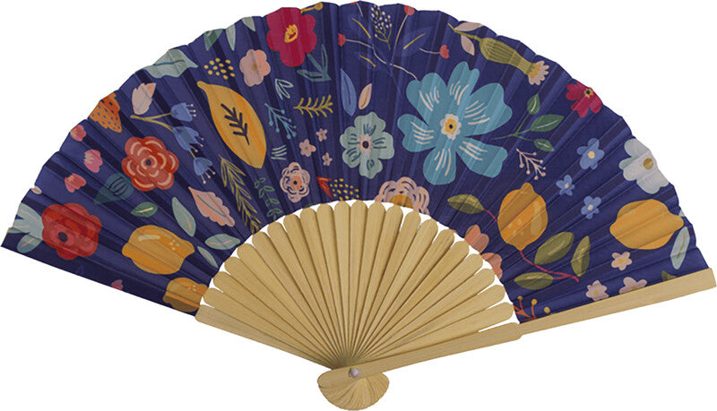 Out oft the blue Out of the Blue – Bambusfächer, sortiert, Motiv Blumen, 210 × 25 × 10 mm