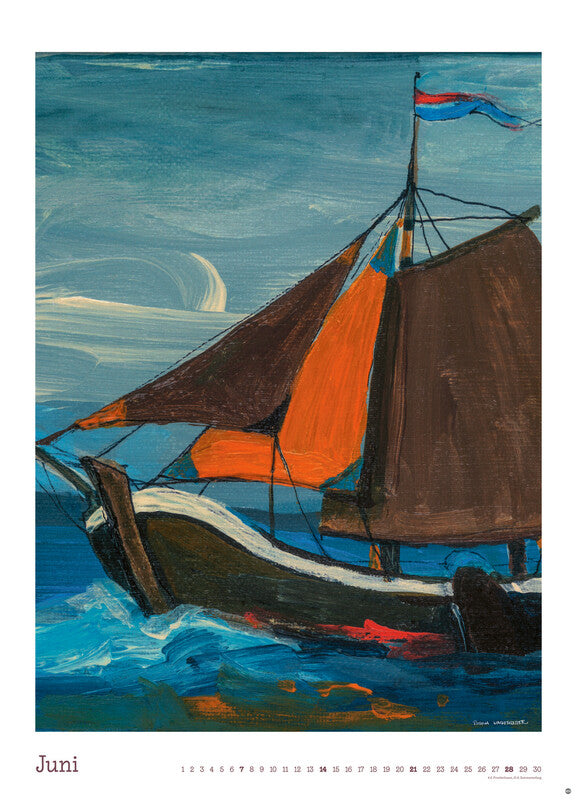 Heye Kunstkalender Edition 2026 – 49 × 68 cm – d – mit Gold- und Silberfolienprägung, mit Aufhänger