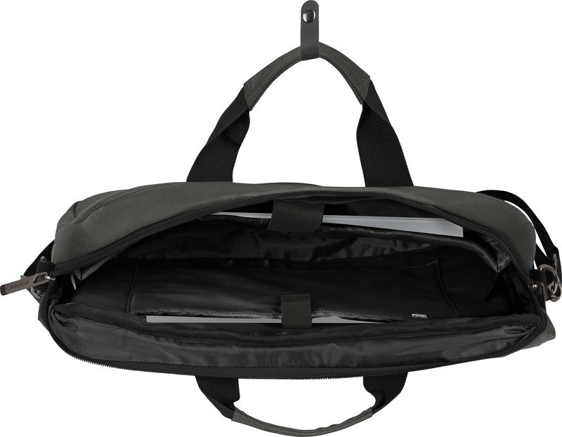 Safta Business Notebook-Tasche – 12,5 l, USB-Port, Aufsteckfunktion, Nylon, Grau/Schwarz