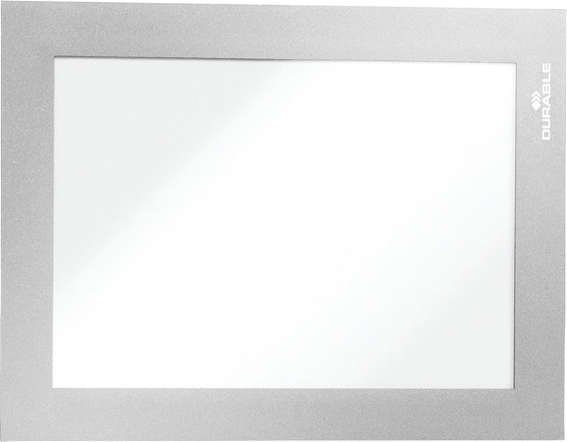 Durable DURAFRAME Magnetic Magnetrahmen – A6 – Silber – 5er-Pack