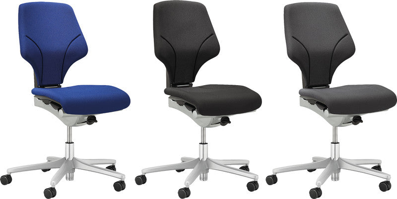 Giroflex Bürostuhl 64 – Sitzhöhe 40–52 cm, 110 kg, Schwarz