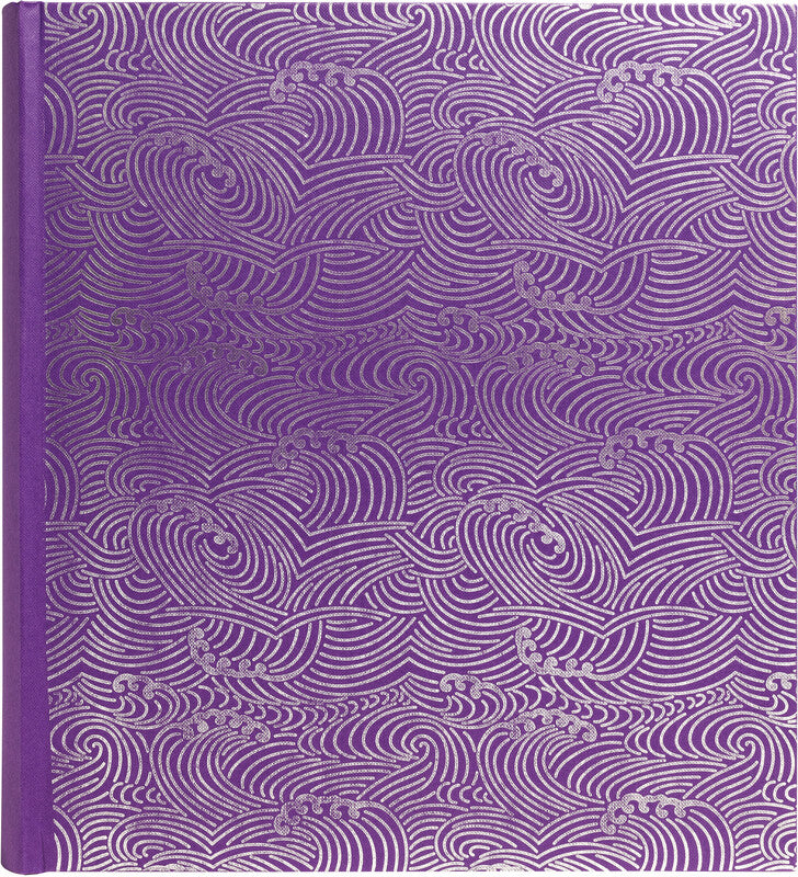 Exacompta Fotoalbum Japan – violett, mit Pergaminzwischenblättern, Karton, 290 × 320 mm