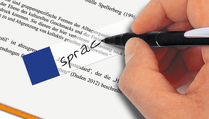 Sigel Indexstreifen – 12×50 mm – sortiert, 7×40 Stück, recyclingfähig