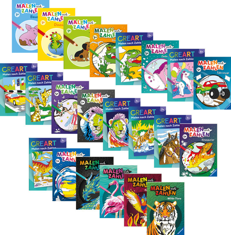 Ravensburger Malen nach Zahlen, Karton, 21 × 29,5 cm, mehrfarbig, ab 9 Jahren