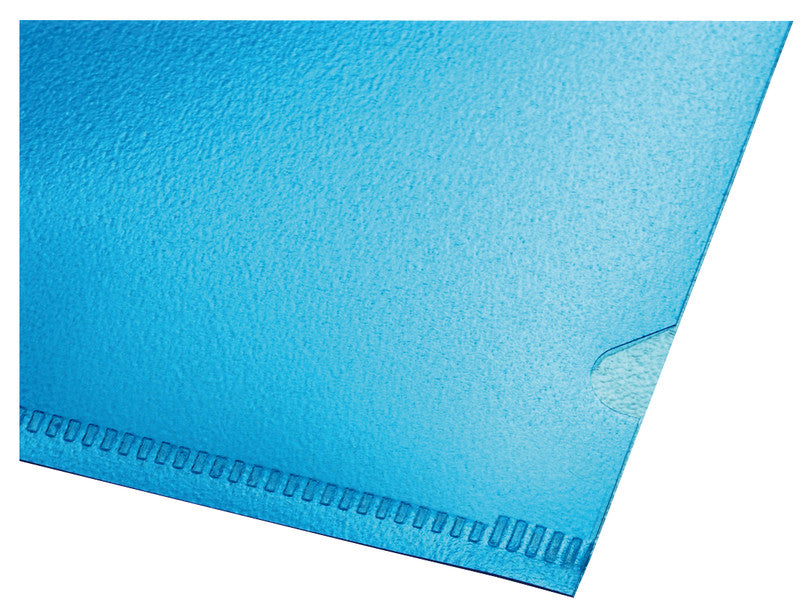 Kolma Sichtmappe A4 – Blau, Kunststoff, Matt, 120 µm, 10er-Pack, 100% Rezyklierbar