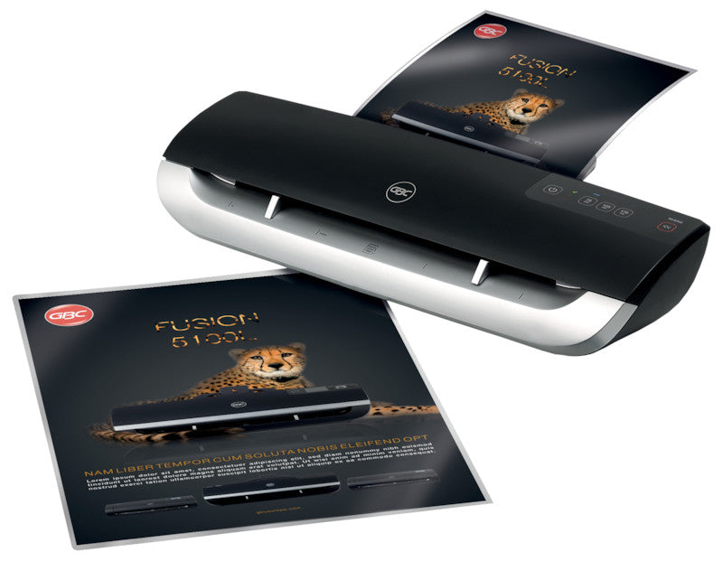 GBC Fusion 3000L Laminiergerät A4 – 2-Rollen, 75–125 µm, Kaltlamination, 1 Min. Aufheizzeit, 500 mm/min