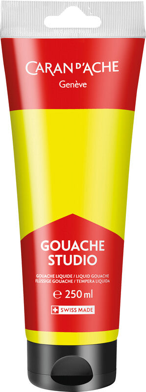 Caran d-Ache Caran d'Ache – Gouache – Fluoreszierendes Zitronengelb, 250 ml
