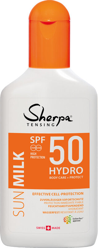 Sherpa Sonnenmilch SPF 50 – wasserfest – 175 ml