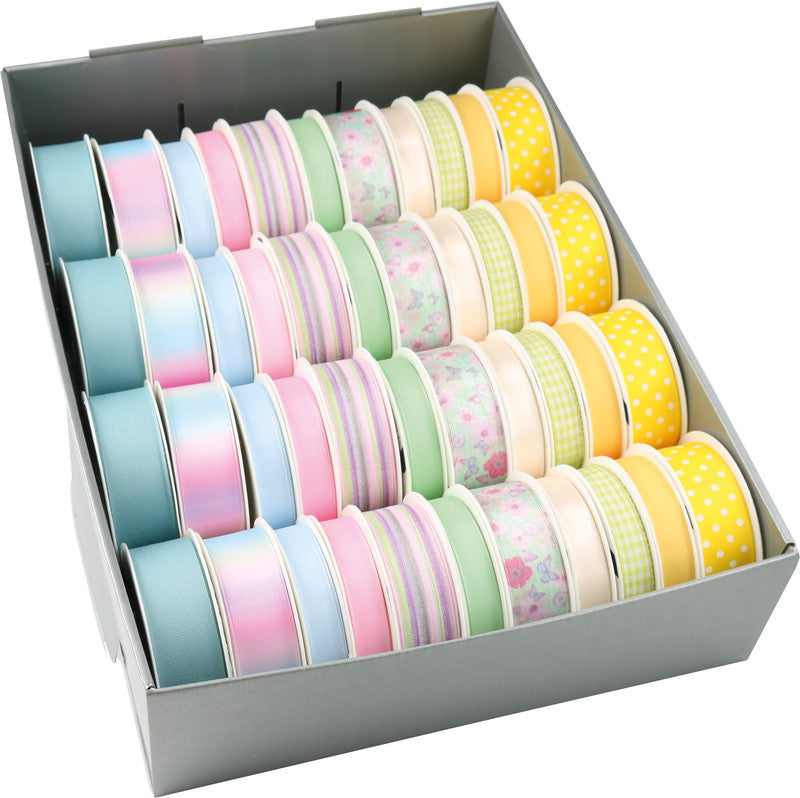 Präsent Geschenkband Everyday – Frühling – sortiert, verschiedene Breiten und Längen