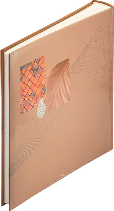 Hama Fotoalbum Singo II – für 300 × 300 mm, braun, mit Pergaminzwischenblättern, Karton, 300 × 300 mm