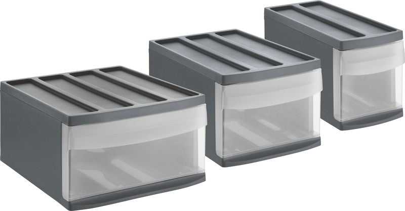 Rotho Schubladenbox – für Systemix Module – 170 × 203 × 395 mm