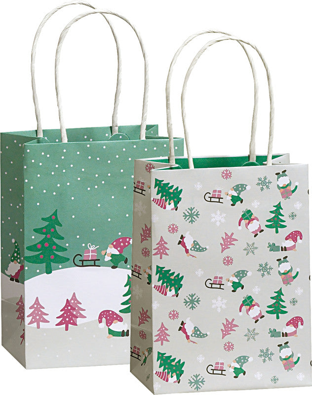 Zoewie Tragetasche – Santa's Helper – Papier, 180 g/m² – 110 × 150 × 70 mm – kompostierbar