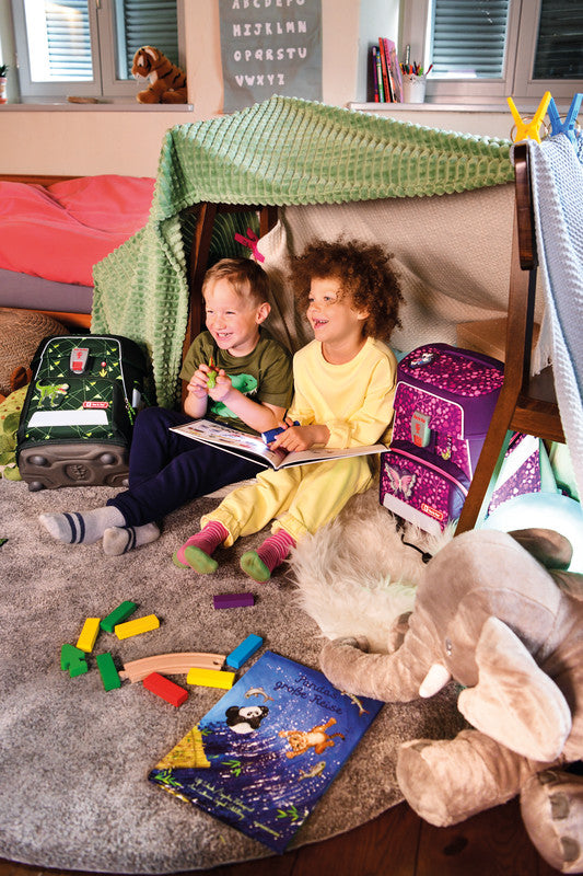 Step by Step Schulrucksack-Set Shine – 5-teilig – Dino Night Tyro