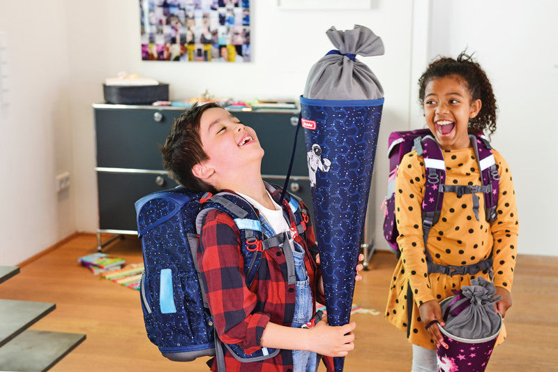 Step by Step Schultüte 70 cm × Ø 18 cm, 5 l – Motiv Einhorn Nuala – Serie 2IN1 – rPET