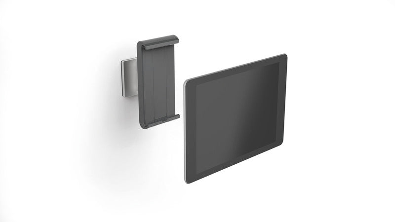 Durable Wand-Tablethalter – für Tablets 7–13", Aluminium/Kunststoff, silber metallic