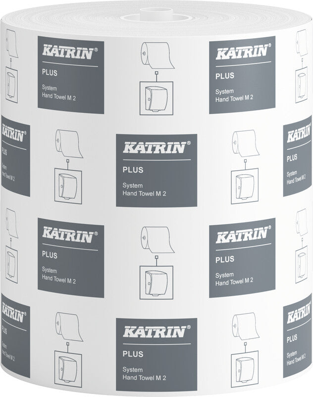 Katrin Handtuchrolle Plus System M – 2-lagig, 209 mm × 180 m, für Katrin Inclusive System
