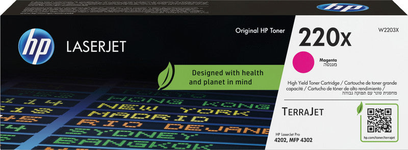 HP Toner 220X – magenta, 5500 Seiten