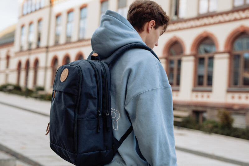 Beckmann Rucksack – dunkelblau – 30 l – recycelte Materialien