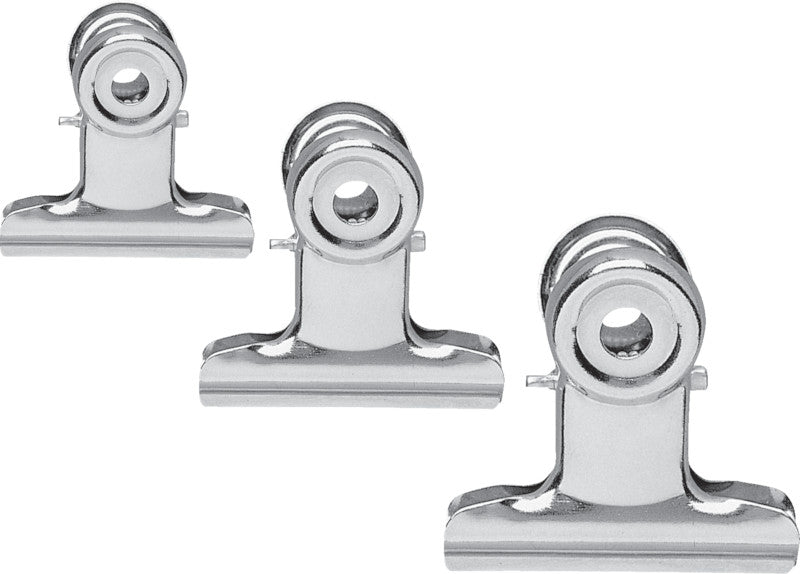 MAUL Büroklammern – 50 × 28 mm – Metall – Silber – 10 Stück