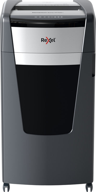 Rexel Momentum Extra XP520+ – Aktenvernichter, DIN P-5, Mikroschnitt 2 × 15 mm, 20 Blatt, 120 l, A4
