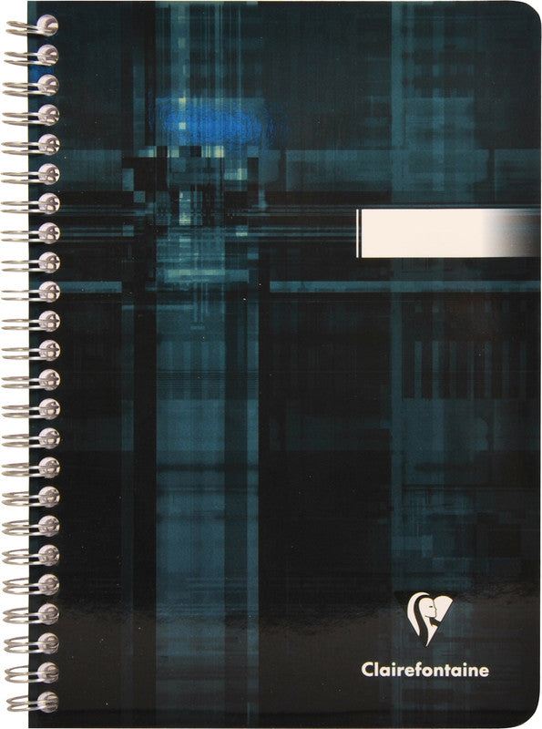 Clairefontaine Spiralheft A5, kariert (5 mm), Spiralbindung, Karton, 50 Blatt, 50 g/m² – sortiert