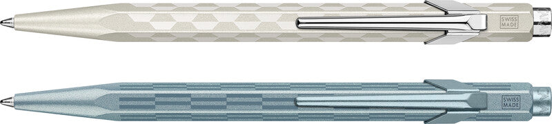 Caran d-Ache Kugelschreiber – Gletscherblau, Aluminium