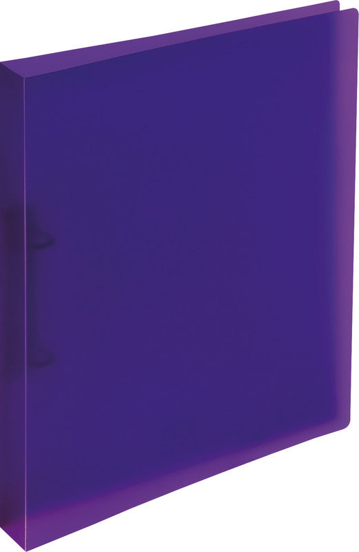 Kolma Zeigebuch – A4 Hochformat – 2-Ring-Bügelmechanik, Ø 16 mm, Rücken 29 mm – Violett, Kunststoff, recyclingfähig