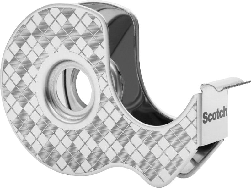 Scotch Handabroller – für Rollenbreite bis 19 mm, für Bandlänge bis 13,9 m, für Kern 1", Metallmesser
