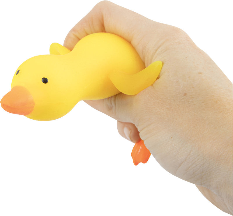 Trendhaus Stressball – 16 × 4,5 × 7,5 cm, gelb, Gummi, mit Mehl gefüllt