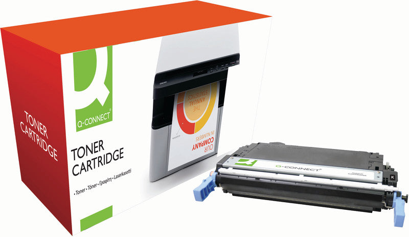 Q-Connect – Toner CB400A – schwarz, 7500 Seiten