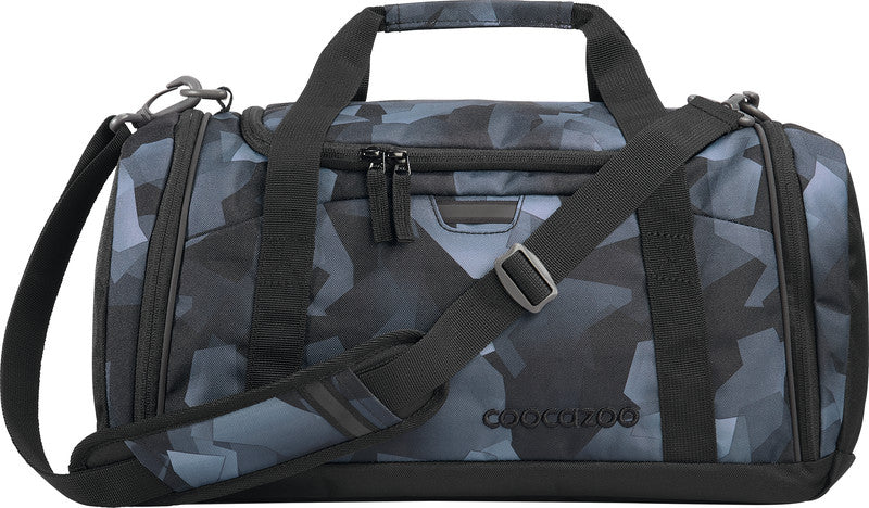 Coocazoo Sporttasche – 20 l, Motiv Grey Rocks, mit Schultergurt, wasserabweisend, 40 × 24 × 23 cm