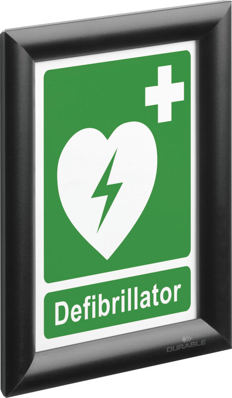 Durable Plakatrahmen 479501 – 179 × 240 mm, schwarz, für A5