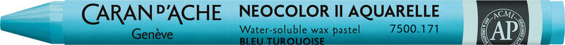 Caran d-Ache Caran d'Ache Neocolor Aquarellfarbstift – türkisblau, Mine Ø 8,6 mm