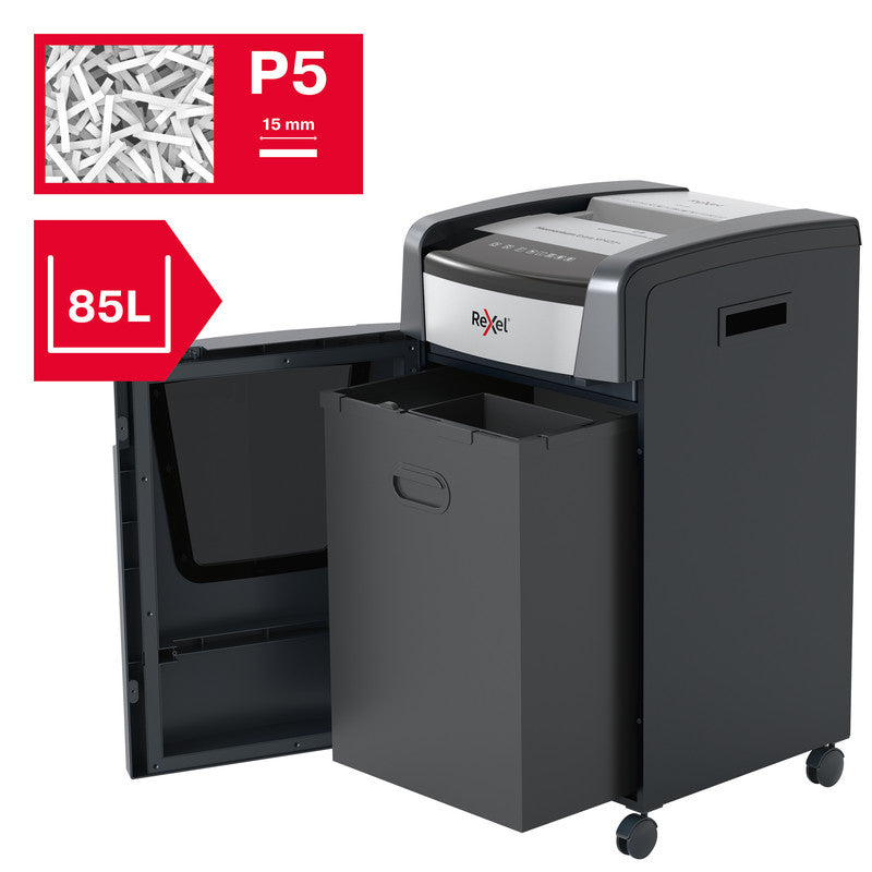 Rexel Momentum Extra XP516+ – Aktenvernichter, DIN P-5, Mikroschnitt 2 × 15 mm, 16 Blatt, 85 l, A4