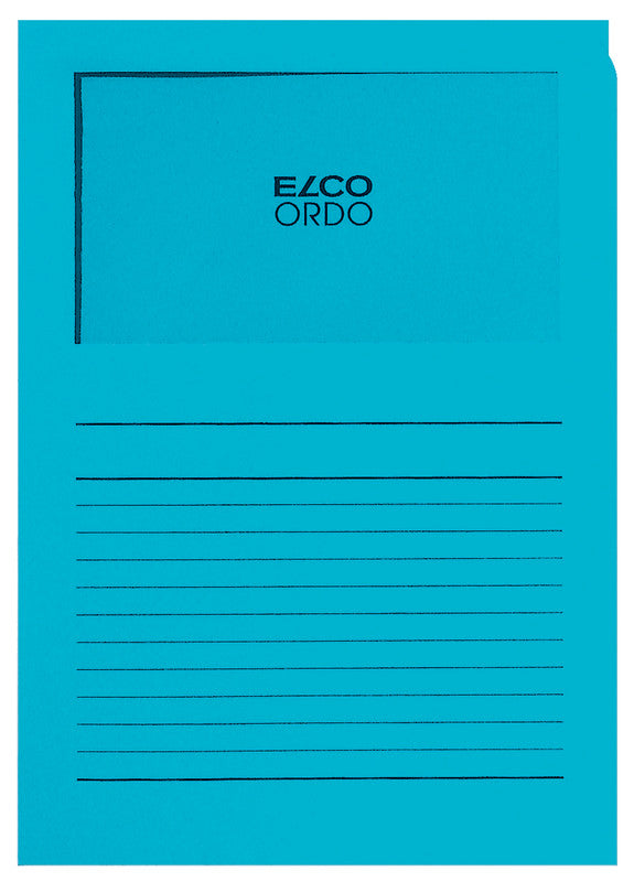 Elco Ordo Classico Sichtmappe A4 – Intensivblau, Papier, 10er-Pack