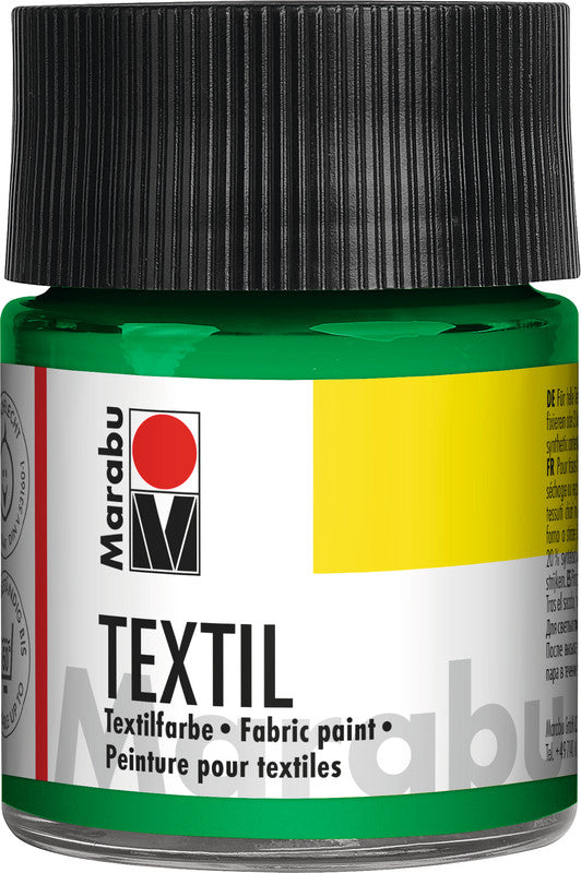 Marabu Stoffmalfarbe – Hellgrün, 50 ml, für Textilien