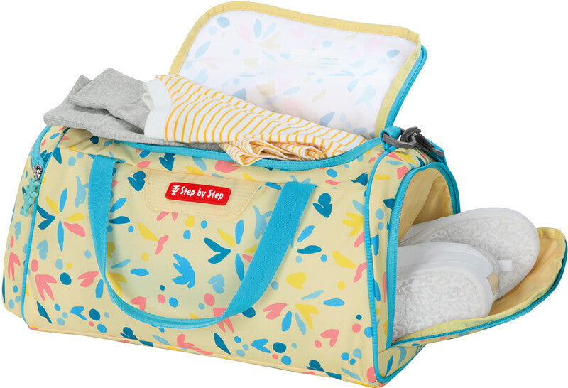 Step by Step Sporttasche SPACE – 13 l, Motiv Cat Lilly, mit Schultergurt, wasserabweisend, 38 × 20 × 23 cm