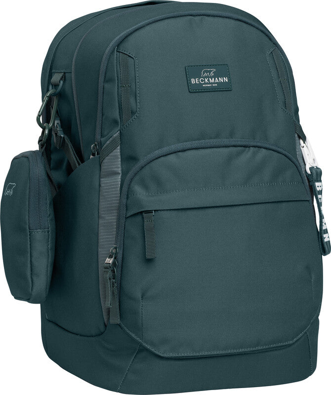 Beckmann Sport Air – Schulrucksack, Dunkelgrün, 30 l, 30×44×23 cm, mit Regenschutz