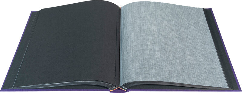 Exacompta Fotoalbum Japan – violett, mit Pergaminzwischenblättern, Karton, 290 × 320 mm