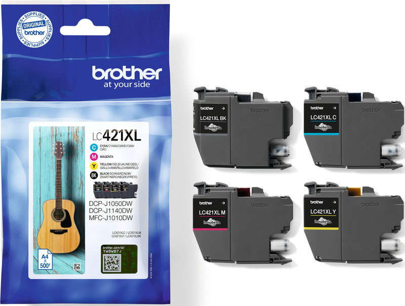 Brother Tintenpatronen-Multipack CMYK, 4er-Pack – für Inkjetdrucker/Multifunktionsgeräte