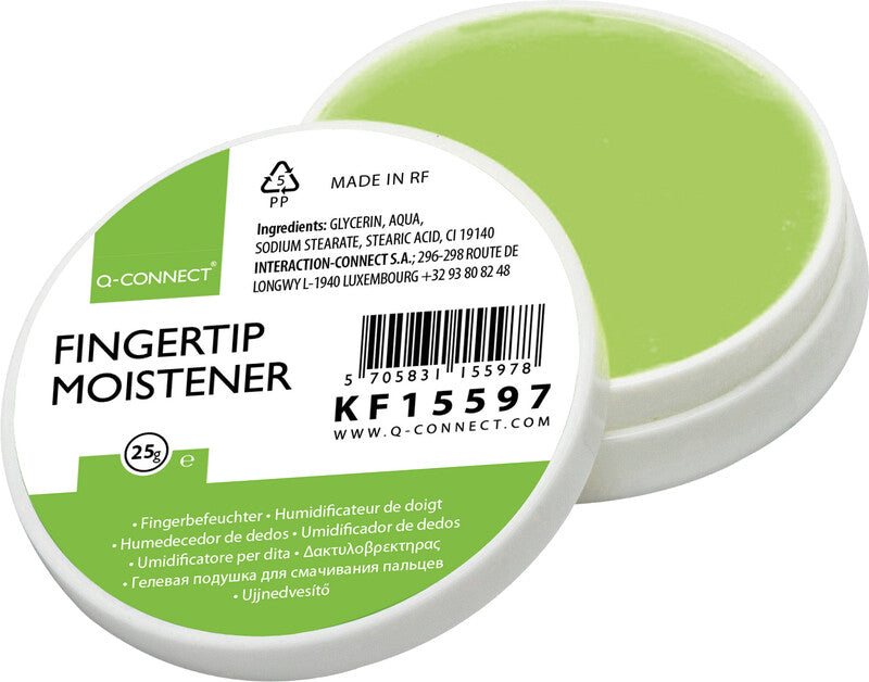 Q-CONNECT Fingeranfeuchter – Paste, antibakteriell