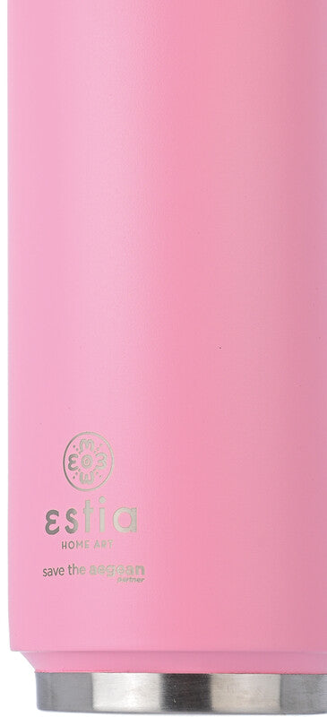 Estia Thermobecher – 5 dl – Edelstahl, isoliert, Schraubverschluss – Blossom Rose